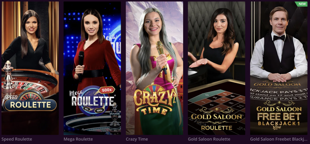 Live Games Malina Casino